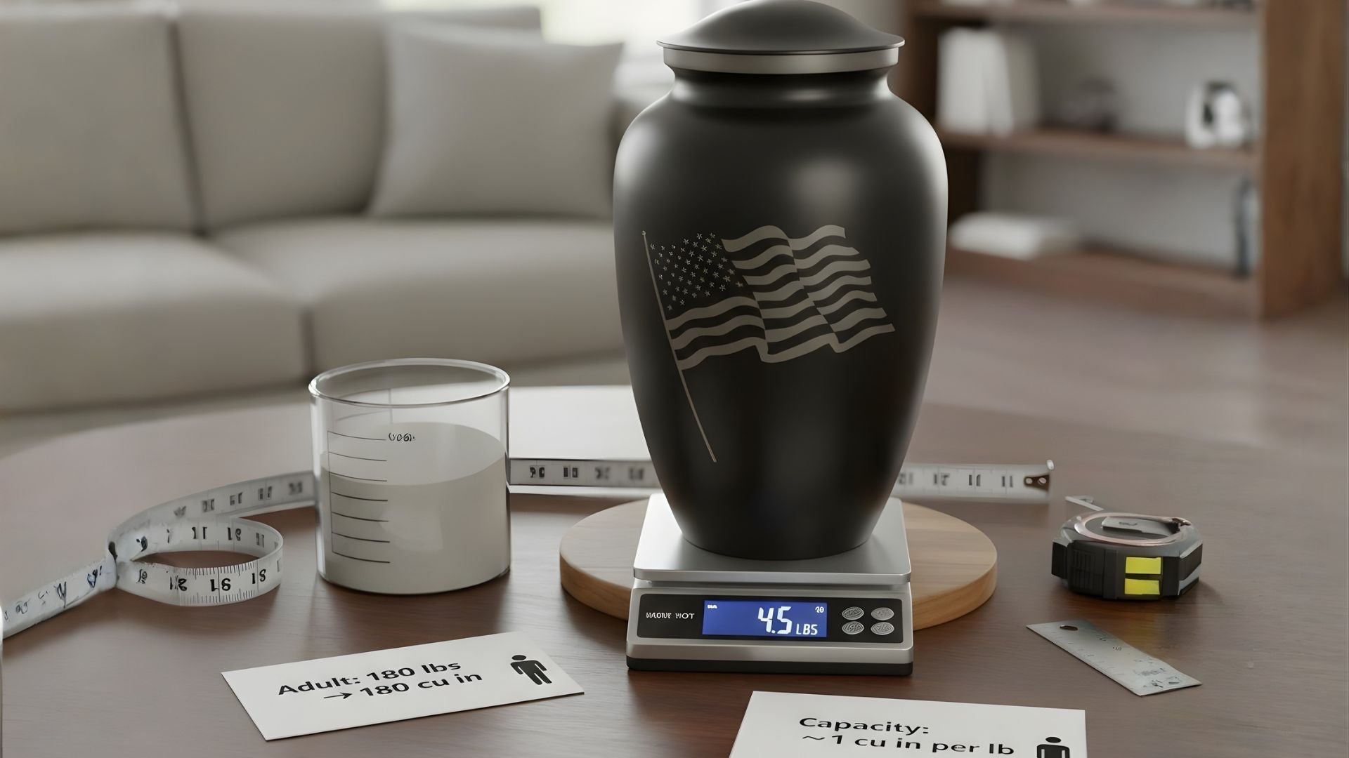 How Much Do Cremation Ashes Weigh? Urn Size and Capacity