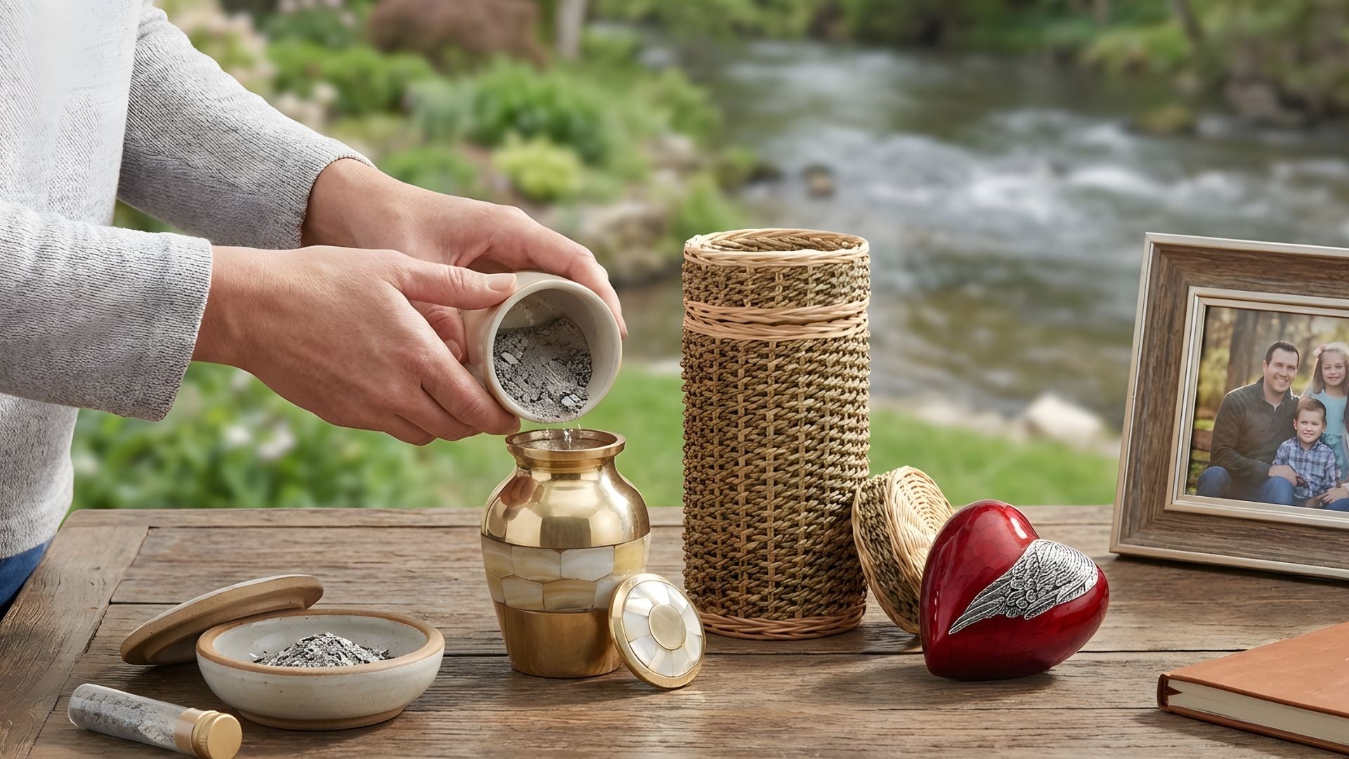How Does The Funeral Director Divide Ashes Into Pouches