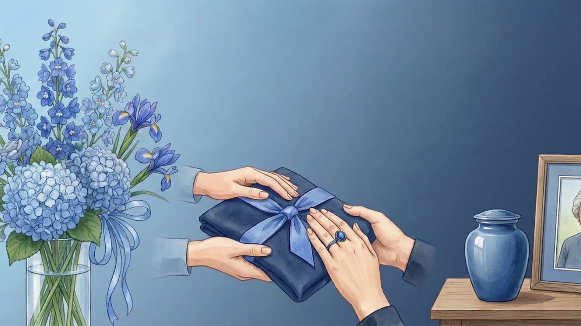 Blue at Funerals: Meaning, Etiquette & Memorial Ideas | Funeral.com, Inc.