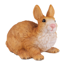 Brown Rabbit Resin Figurine Pet Urn
