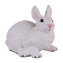 White Rabbit Resin Figurine Pet Urn