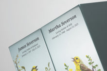 Birds Pewter Companion Urn - Right Side - Artistic