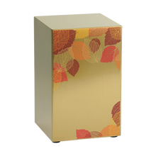 Foliage Leaf Bronze Companion Urn - Right Side