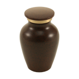 Classic Granite Brown Gold Accent Ring Keepsake Urn