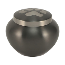 Slate Paw Print Small Pet Cremation Urn