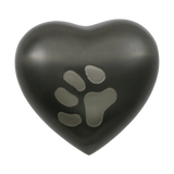 Slate Heart Paw Print Pet Keepsake Urn
