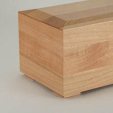 Solid Hickory Natural Knots Wood Adult Cremation Urn - Artistic