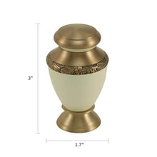 Heirloom Pearl Keepsake Urn - Dimensions