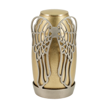 Arabelle Angel Wings Textured Bronze Adult Cremation Urn