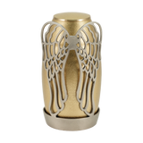 Arabelle Angel Wings Textured Bronze Adult Cremation Urn
