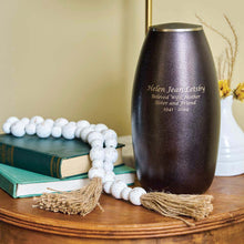 Arabelle Textured Slate Adult Cremation Urn - Lifestyle