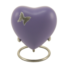 Aero Butterfly Heart Keepsake Urn