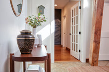 Elite Hand-Engraved Ornate Brass Black Adult Cremation Urn - Lifestyle