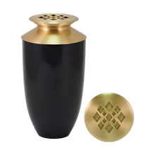 Onyx Diamond Lid Bronze Scattering Adult Cremation Urn