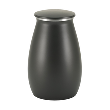 Tapered Black Granite Extra Large Pet Cremation Urn