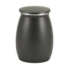 Tapered Black Granite Large Pet Cremation Urn