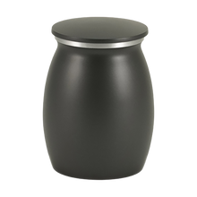 Tapered Black Granite Medium Pet Cremation Urn