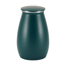 Tapered Teal Sapphire Granite Extra Large Pet Cremation Urn