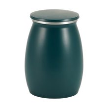 Tapered Teal Sapphire Granite Large Pet Cremation Urn