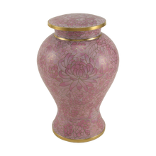 Rose Cloisonné Adult Cremation Urn