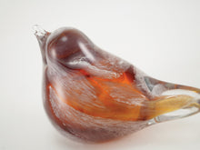 Songbird Amber Glass Keepsake Urn - Artistic