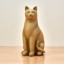 Fawn Cozy Cat Medium Pet Cremation Urn - Lifestyle