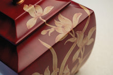 Orchid Burgundy Adult Cremation Urn - Artistic