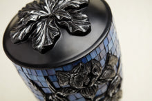 Iris Flower Stained Glass Mosaic Adult Cremation Urn - Artistic
