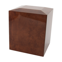 Geometric Amber with Divider Companion Urn