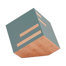 Geometric Bamboo Matte Sage Adult Cremation Urn