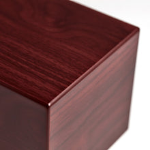 Cherry Woodgrain Box Adult Cremation Urn - Artistic