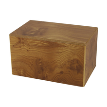 Natural MDF Woodgrain Large Cremation Box Urn