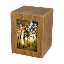 Natural Finish Photo Frame Large Pet Cremation Urn