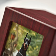 Cherry Photo Frame Small Pet Cremation Urn - Artistic