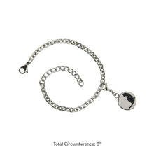 Silhouette Cat Bracelet Pet Cremation Jewelry - Dimensions