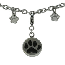 Big Paw and Small Charms Pet Cremation Bracelet - Artistic