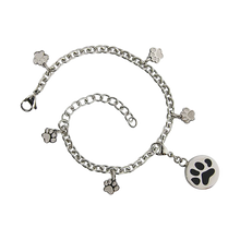 Big Paw and Small Charms Pet Cremation Bracelet