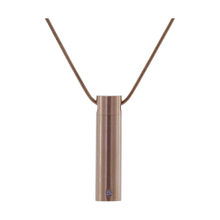 Rose Cylinder Zirconia Pet Cremation Jewelry