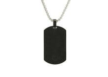 Black Onyx Tag Cremation Pendant - Artistic