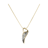 Eternity Wings Bronze Pewter Cremation Pendant