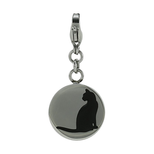 Silhouette Cat Pendant Pet Cremation Jewelry