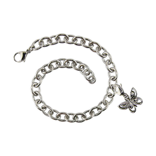 Stainless Steel Butterfly Cremation Bracelet