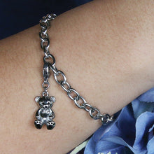 Teddy Bear Stainless Steel Cremation Charm - Lifestyle