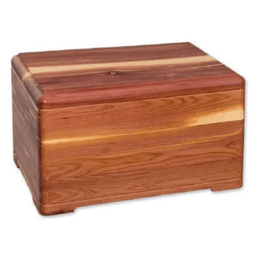 Cedar Adult Chest Wood Urn - funeral.com