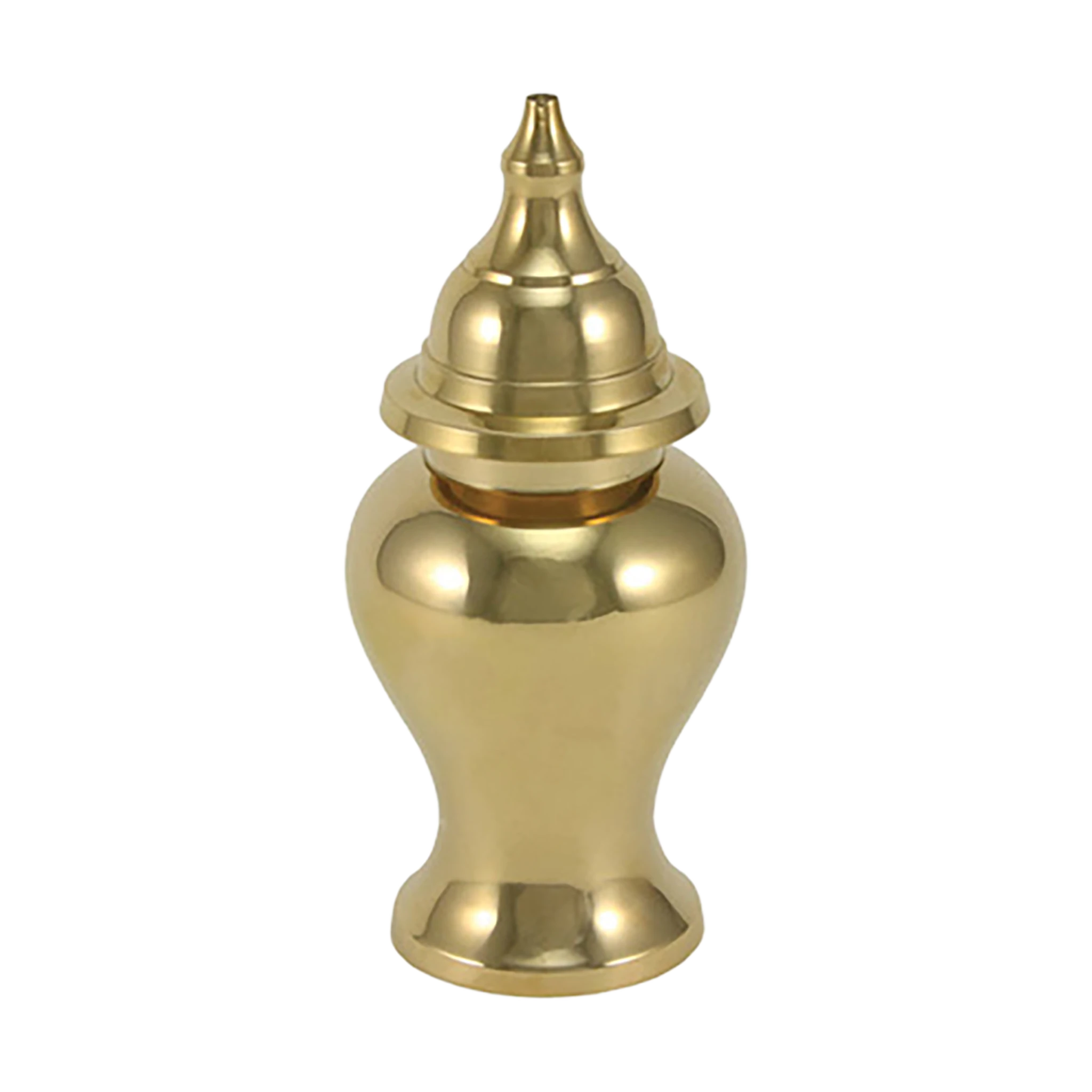 Shiny Brass Extra Small Pet Cremation Urn | Funeral.com, Inc.