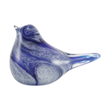 Songbird Azure Glass Keepsake Urn - Funeral.com, Inc.
