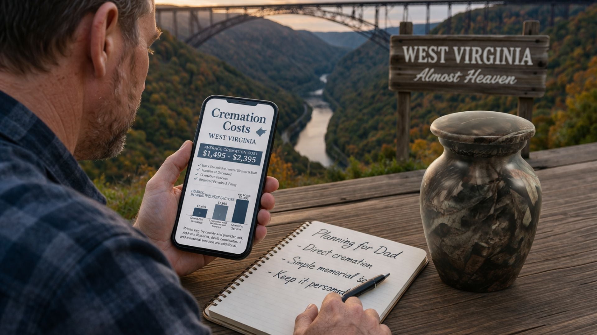 West Virginia Cremation Costs: Average Prices and Providers in the Top