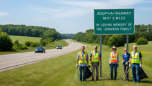 Adopt-a-Highway Memorials: How They Work, Eligibility, and What Signs Typically Say - Funeral.com, Inc.