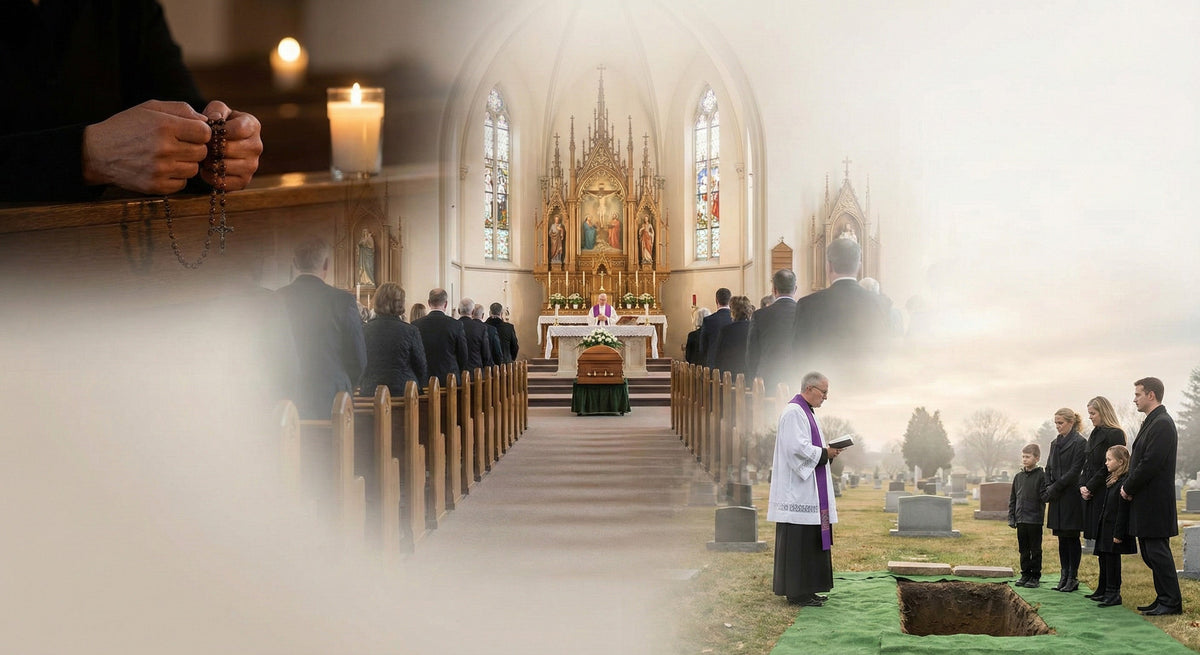 Catholic Funeral Mass Explained: Rosary, Vigil, Funeral Liturgy, and G