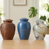 Cremation Urn Materials Guide: Metal, Wood, Ceramic, Glass, and Biodegradable Options - Funeral.com, Inc.